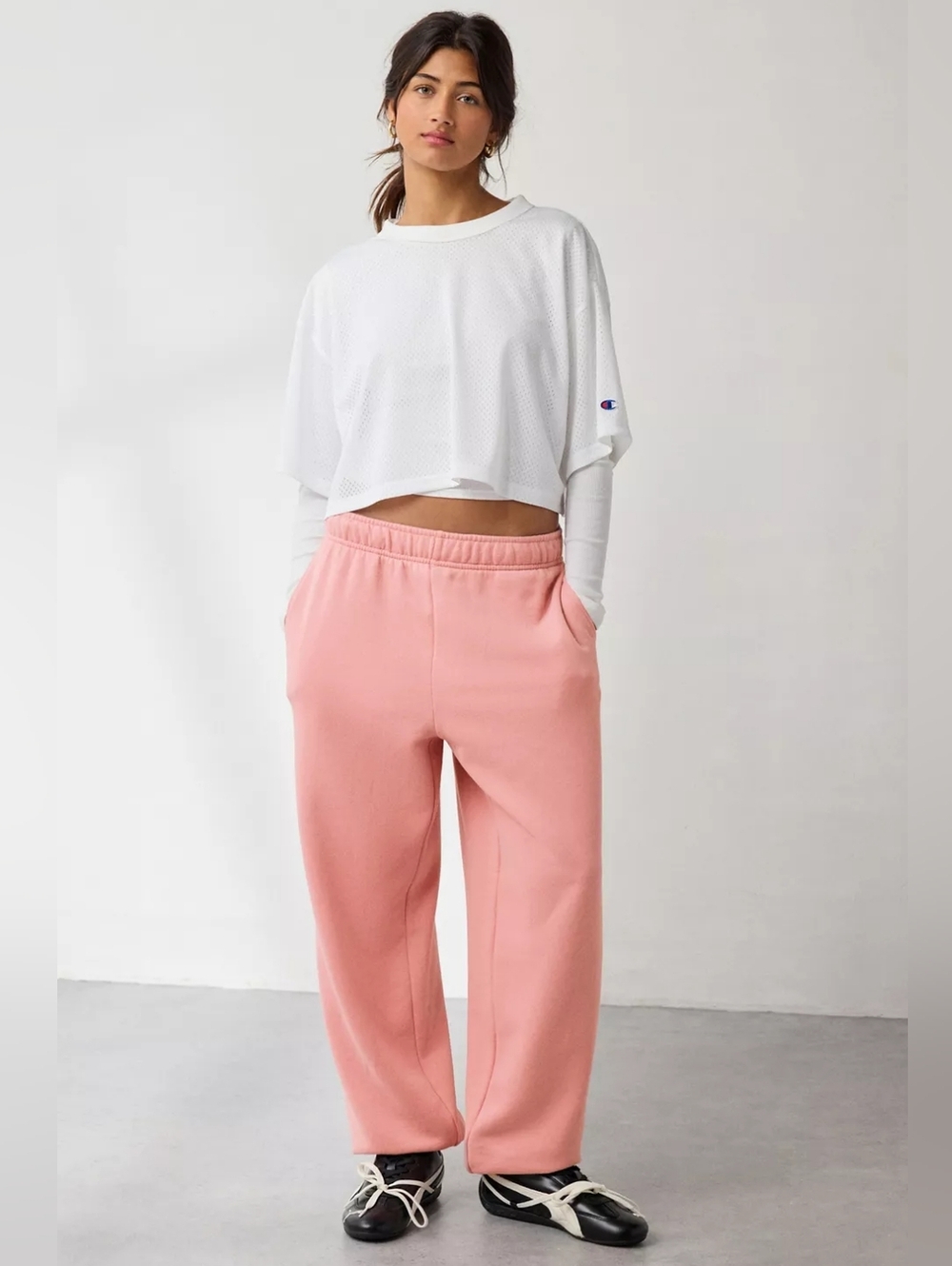 🪷NWT Urban Outfitters Out From Under Try Me Slim Jogger Sweatpant Pink, S🌙